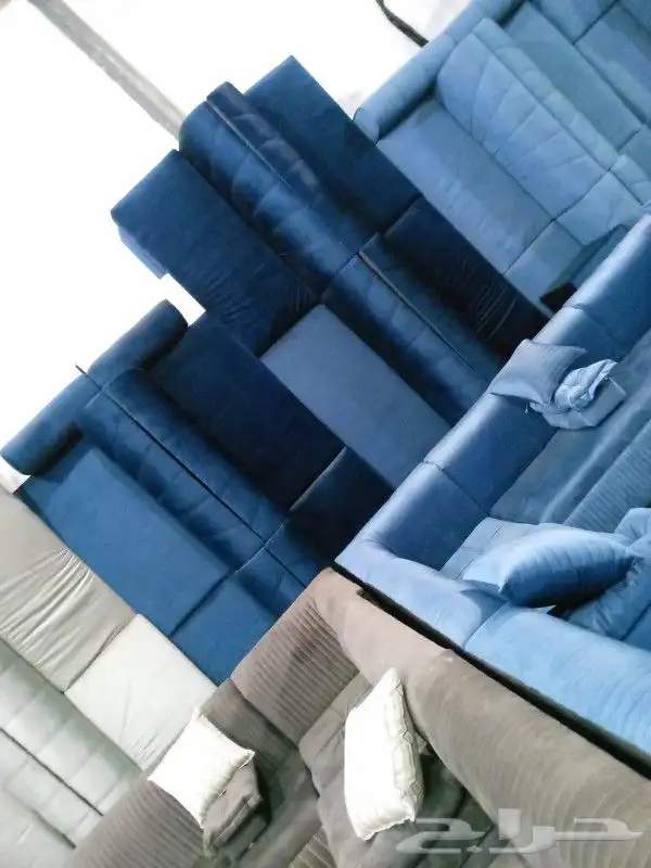 جلسات كنبات جاهزه مقاس 4 في5زاويتين وباطرمه جاهز مقاس 4في5زا 7