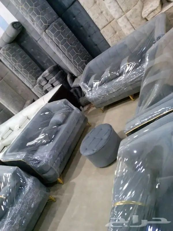 جلسات كنبات جاهزه مقاس 4 في5زاويتين وباطرمه جاهز مقاس 4في5زا 16