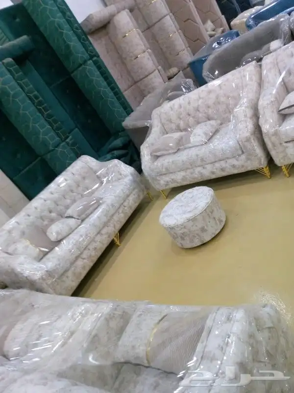 جلسات كنبات جاهزه مقاس 4 في5زاويتين وباطرمه جاهز مقاس 4في5زا 26