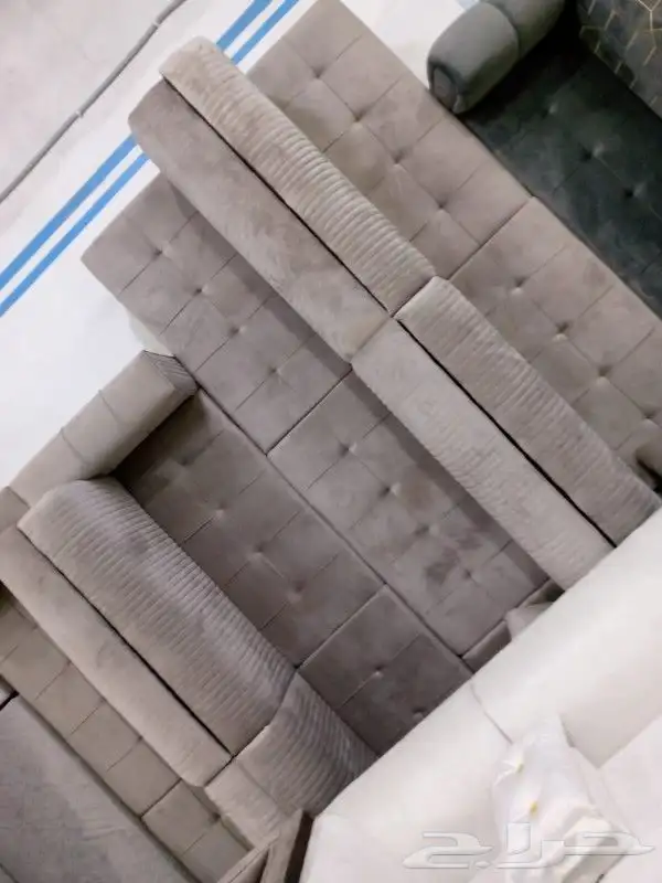 جلسات كنبات جاهزه مقاس 4 في5زاويتين وباطرمه جاهز مقاس 4في5زا 19