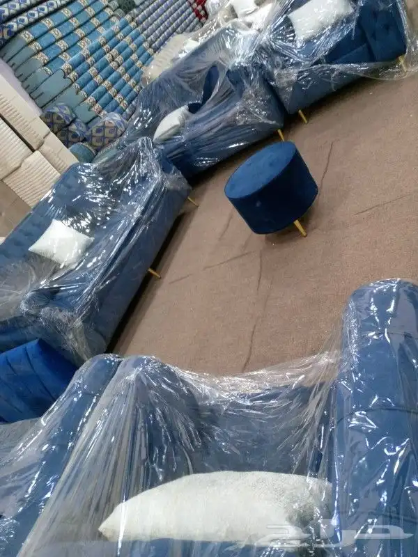 جلسات كنبات جاهزه مقاس 4 في5زاويتين وباطرمه جاهز مقاس 4في5زا 40