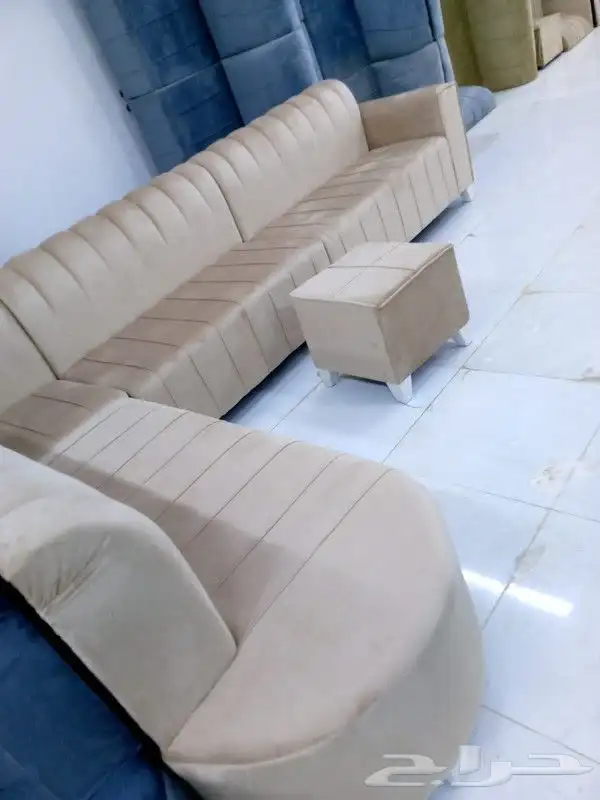 جلسات كنبات جاهزه مقاس 4 في5زاويتين وباطرمه جاهز مقاس 4في5زا 46