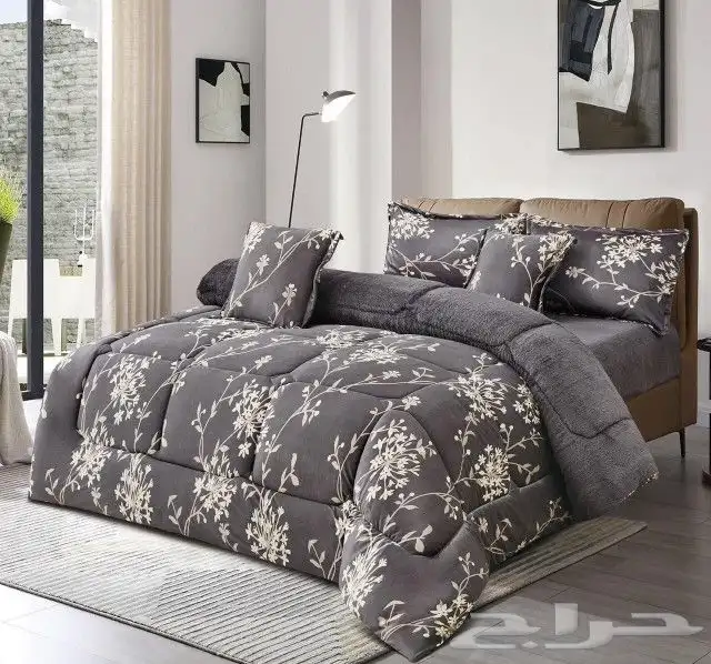 مفرش سرير شتوي مخمل وفر عالية الجودة 3