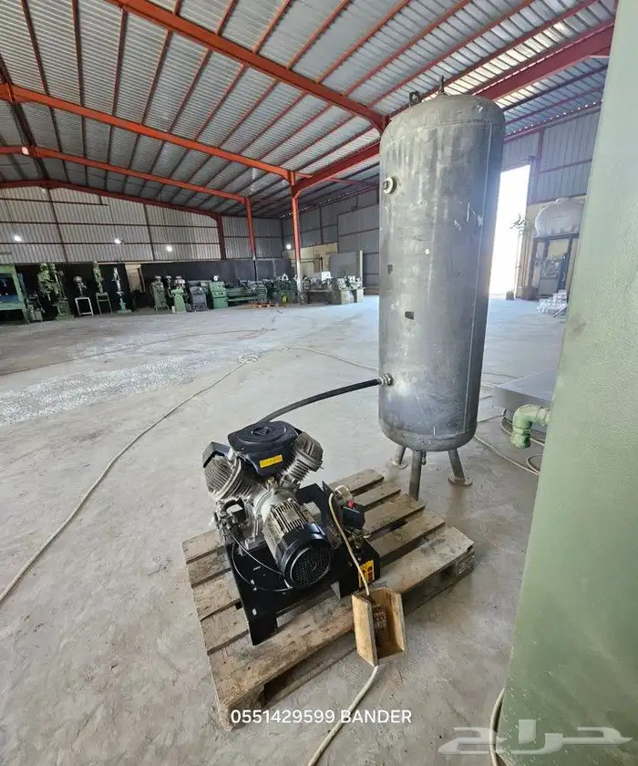 كمبرسر هواء اطلس كبكو ايطالي 500لتر خزان هواء ماطور هواء 8