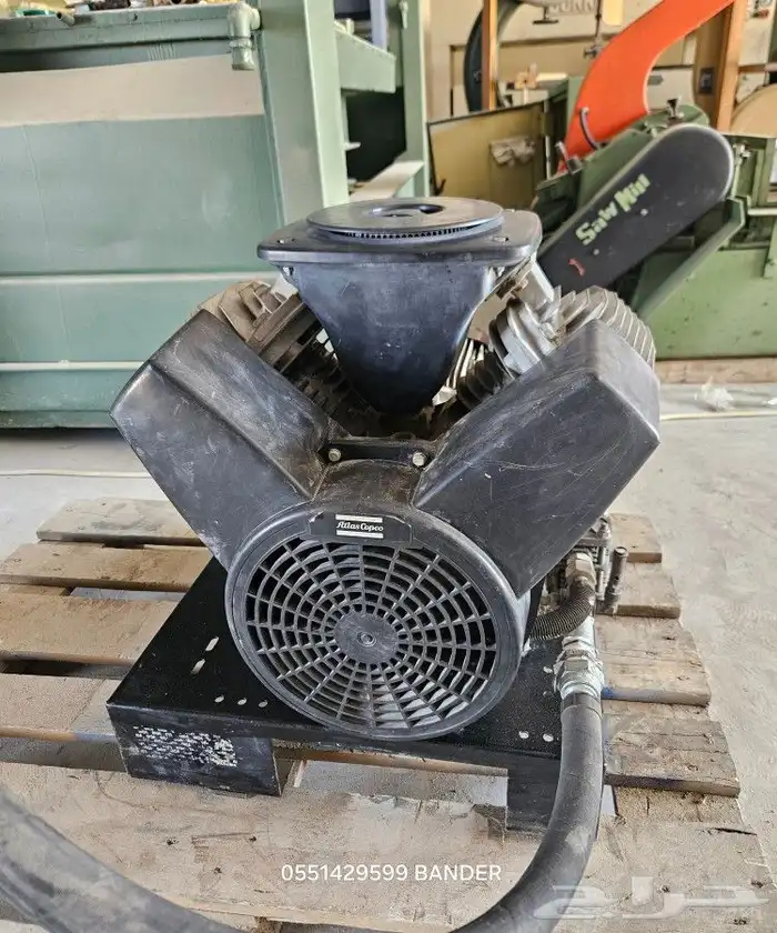 كمبرسر هواء اطلس كبكو ايطالي 500لتر خزان هواء ماطور هواء 4