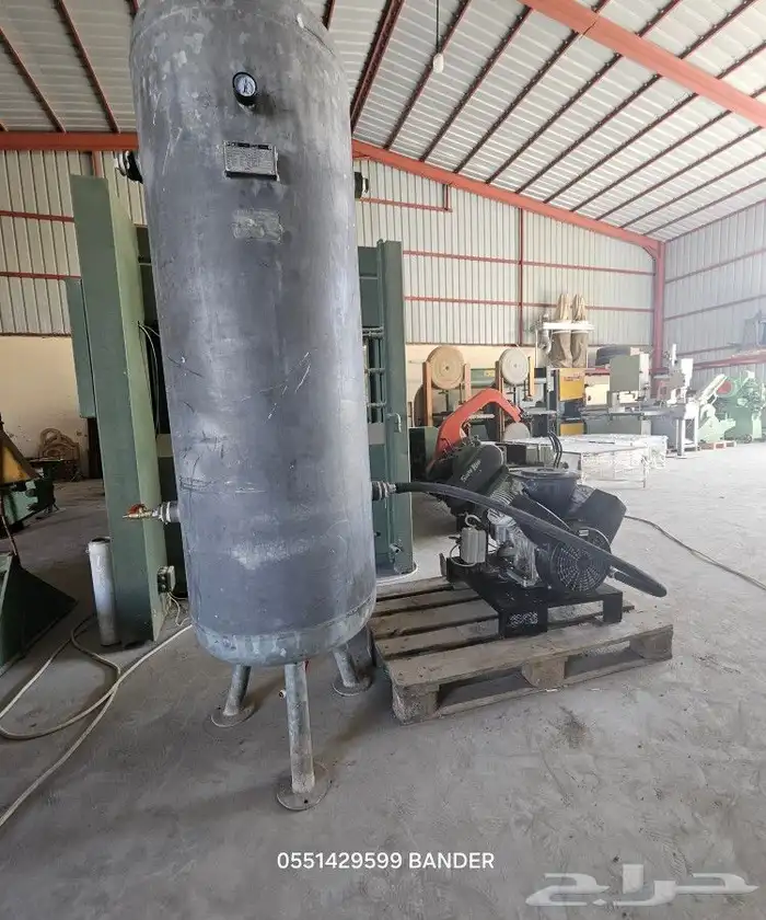 كمبرسر هواء اطلس كبكو ايطالي 500لتر خزان هواء ماطور هواء 9