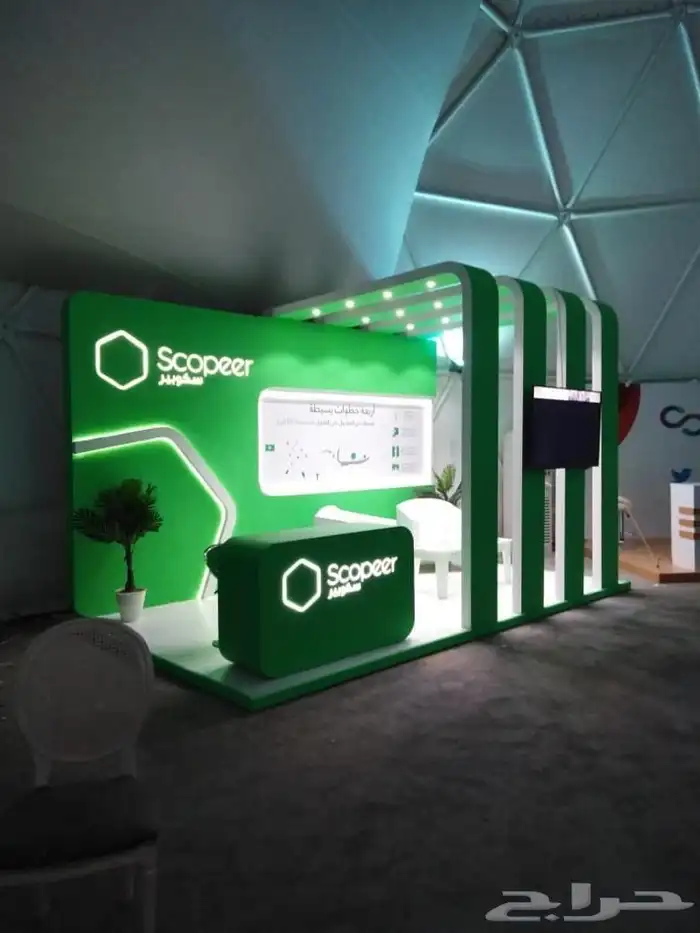 بوثات المعارض وتنظيم المعارض وجميع اعمال الكلادنق والزنكور 4