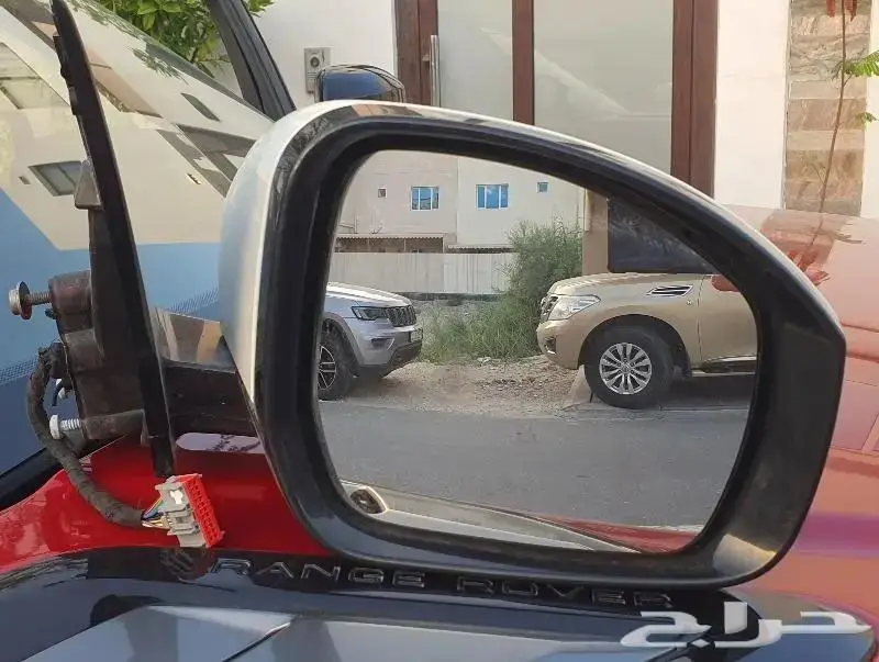 مراية رنج روفر يمين اصلية شد بلد نظيفة جدا 9
