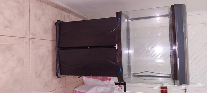 حوض سمك زينة زجاجي كبير 260لتر 70جالون للبيع بسعر 230 ريال 2