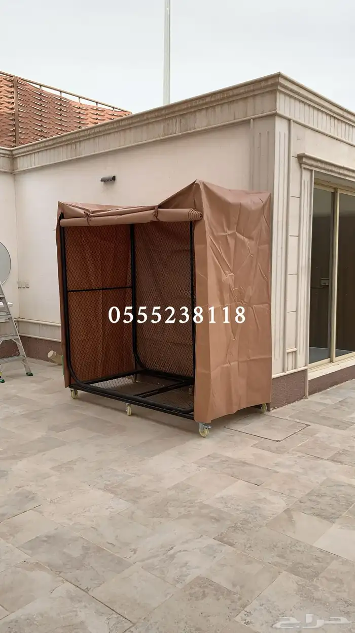 استاند وحامل حطب حديد قوي وكفرات اصليه 17