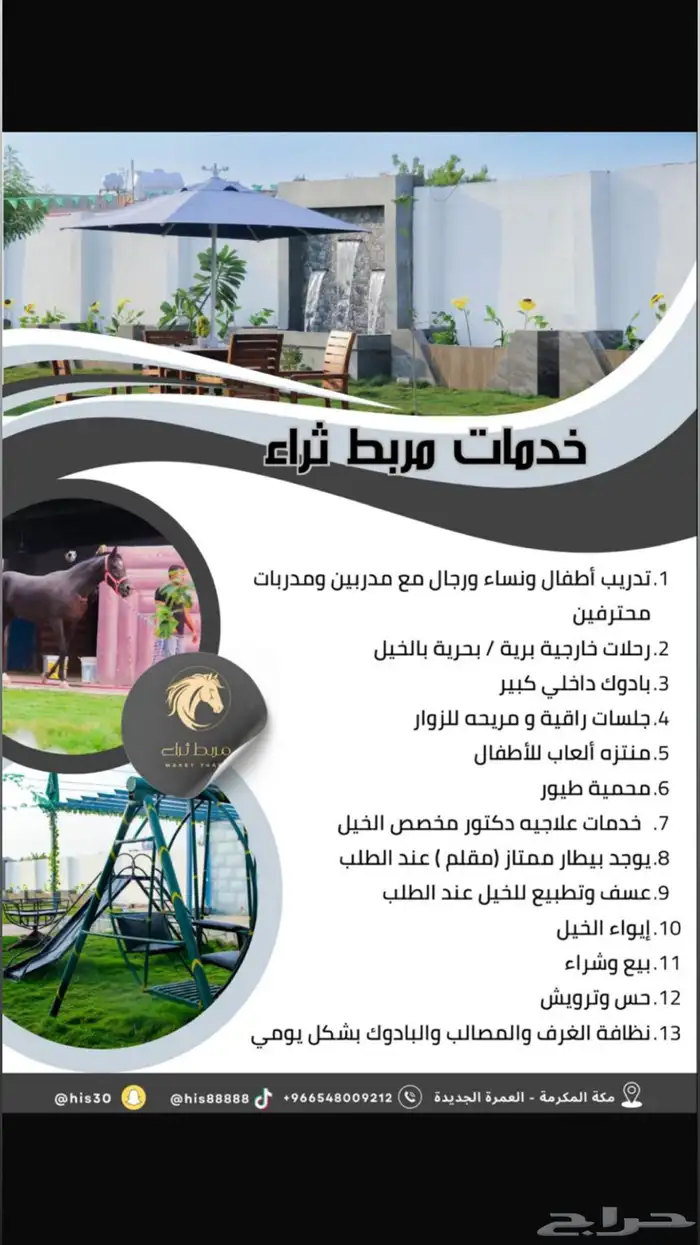 ركوب خيل وتدريب مكه النواريه 1