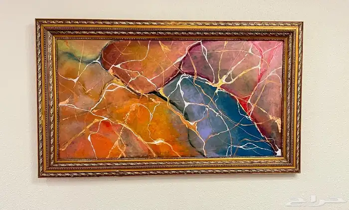 لوحه جداريه رسم يدوي 0