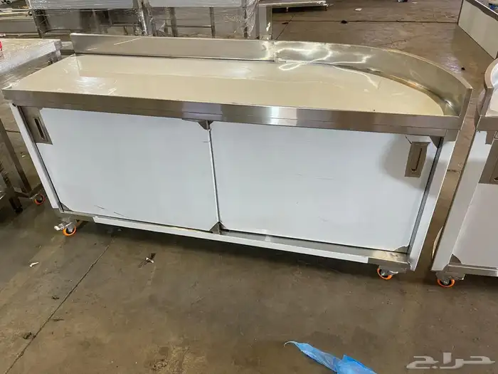 تفصيل استيل ثلاجات دواليب هود استاند رفوف عربية مجلى طبليه 9