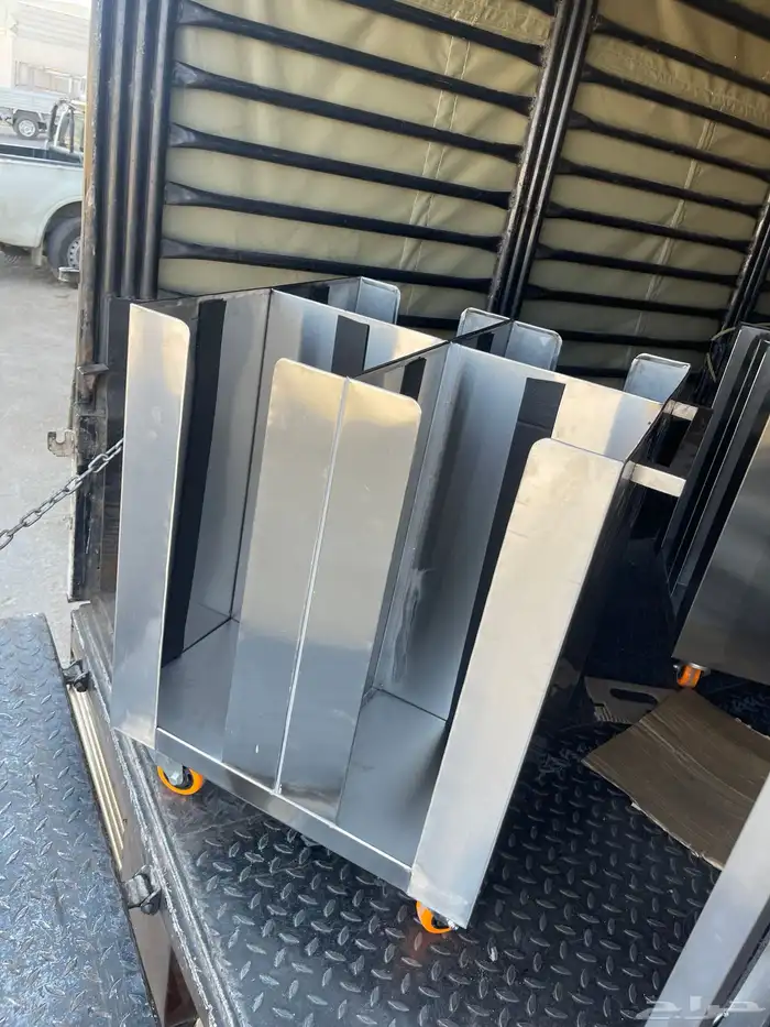 تفصيل استيل ثلاجات دواليب هود استاند رفوف عربية مجلى طبليه 19