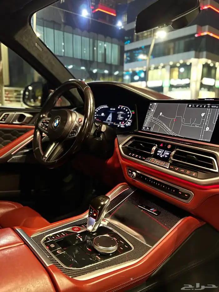 بي ام دبليو X6M كومبتشن 2023 قمة النظافة بحالة الوكالة 40