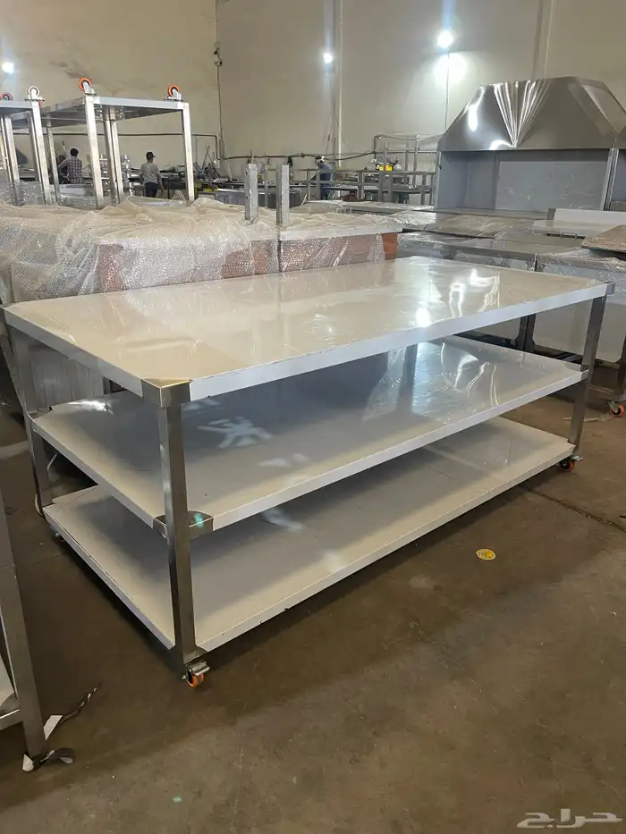 تفصيل استيل ثلاجات دواليب هود استاند رفوف عربية مجلى طبليه 16