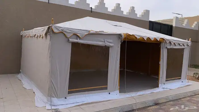 خيمه الهيكل الملكيه بدون احبال وبدن اوتاد مقاس 6-4 بسعر3300 5