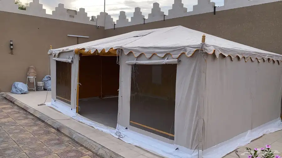 خيمه الهيكل الملكيه بدون احبال وبدن اوتاد مقاس 6-4 بسعر3300 0
