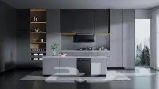 مطابخ خشب ومطابخ صاج والمنيوم ورخام صناعي وبورسلان 0