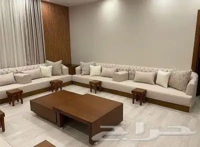 الركن الراقي تفصيل جميع انواع لكنب وستاير وتنجيد جميع الكنب 0