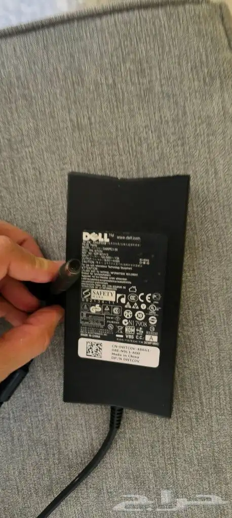 شاحن لابتوب ديل أصلي 0