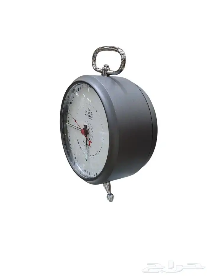 ساعة منبه خراشه الماني القديم بالبطارية مضيئة بالليل 1