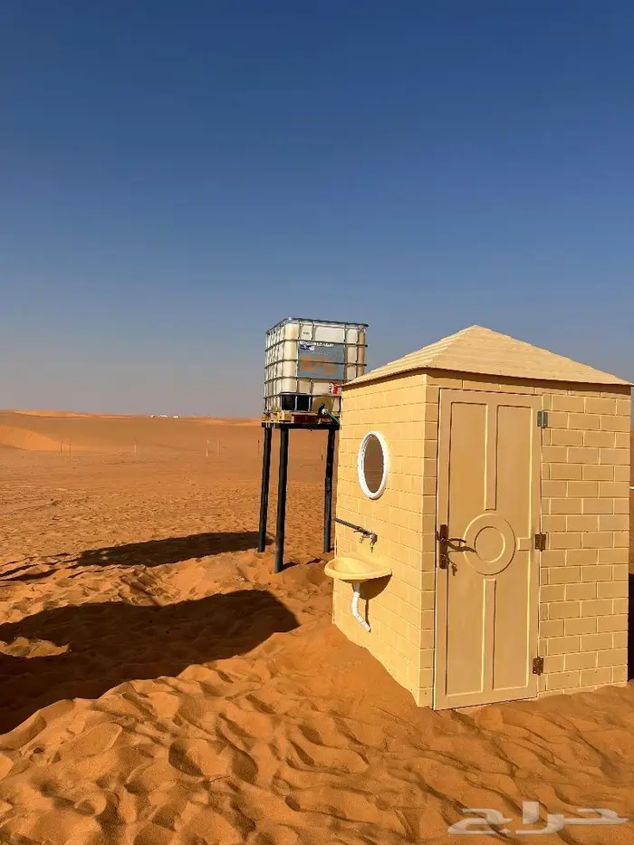 غرف خشب حمامات بيوت شعر أبيض جميع المقاسات 5