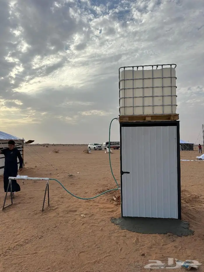 غرف خشب حمامات بيوت شعر أبيض جميع المقاسات 6