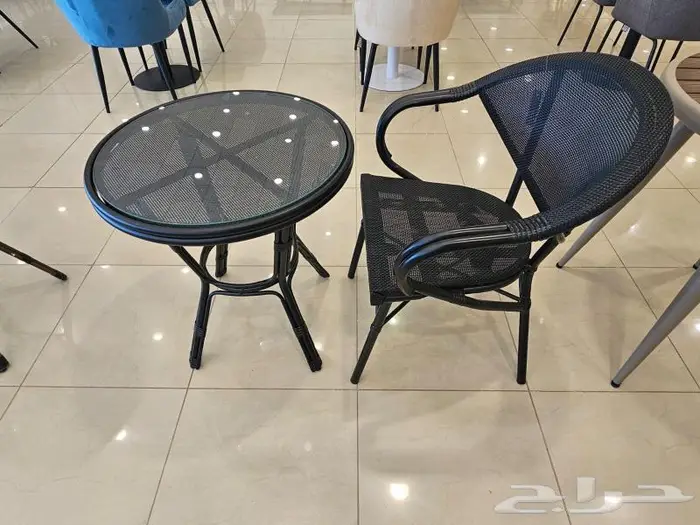 كراسي وطاولات روتان خارجية 0