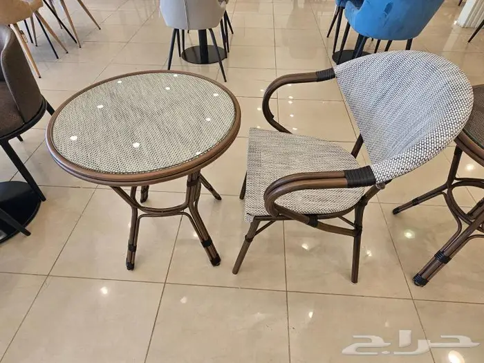 كراسي وطاولات روتان خارجية 10