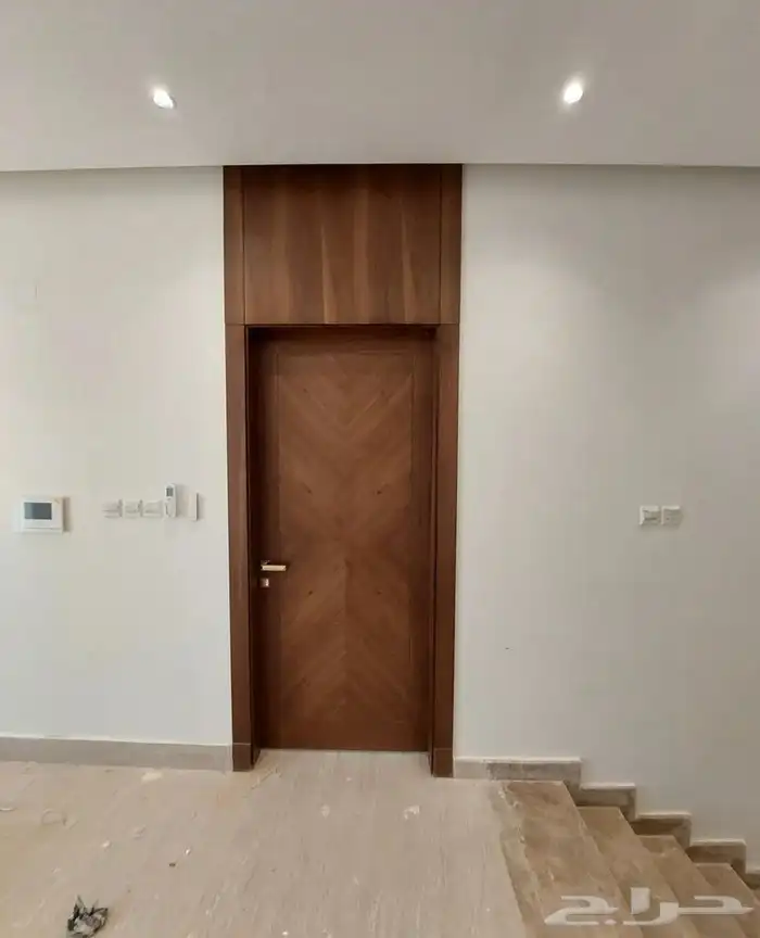 ابواب خشب ابواب قشرة جوز او سنديان 12