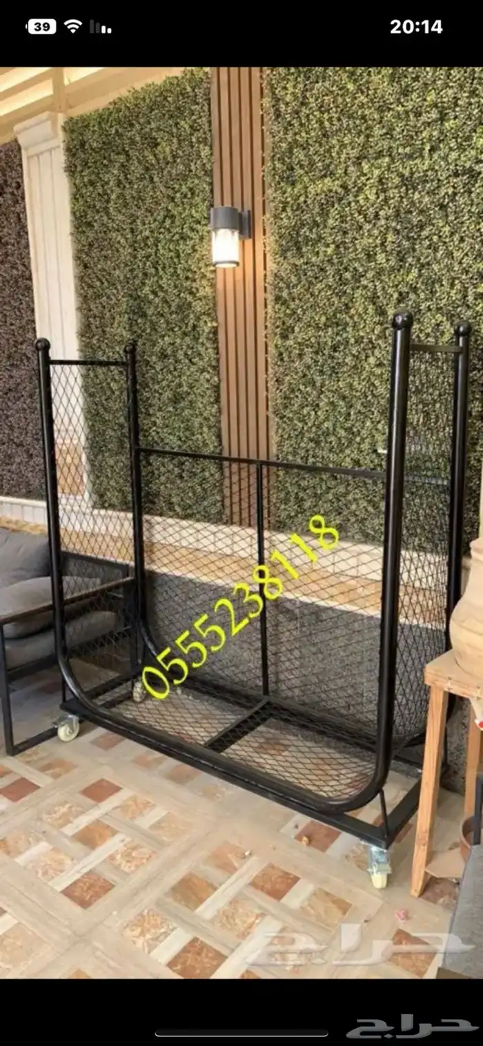 استاند و حامل حطب موديلات حديثه حديد وكفرات اصليه 62