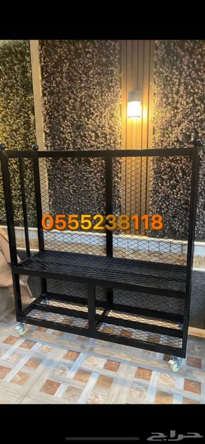 استاند و حامل حطب موديلات حديثه حديد وكفرات اصليه 83