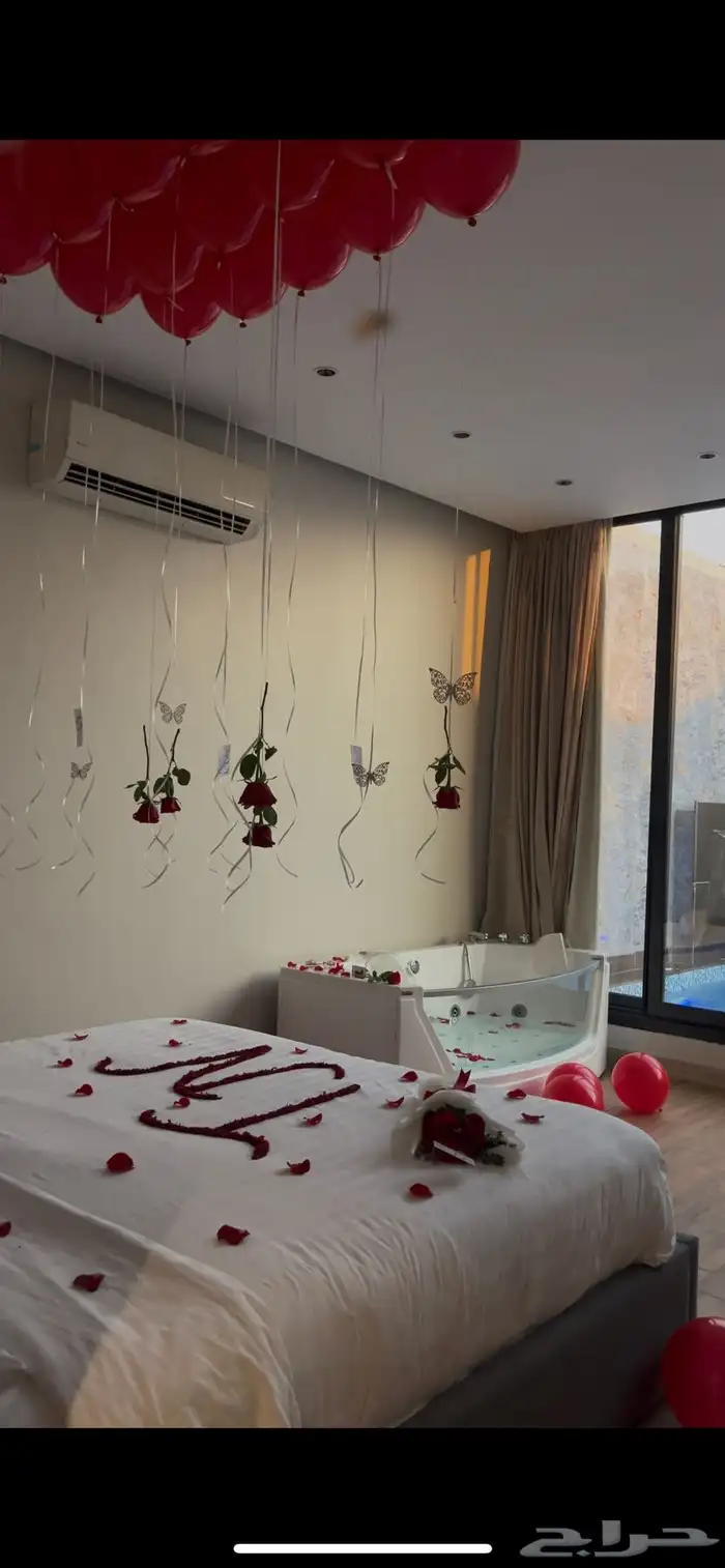 تنسيق حفلات تجهيز غرف عرسان تنسيق ذكرى زواج منسقة ورد 22