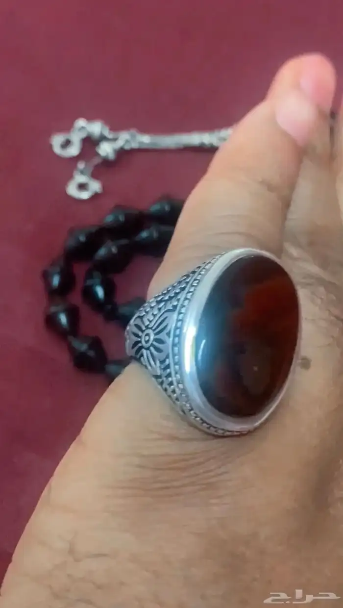 خاتم كرزي زعفراني 6
