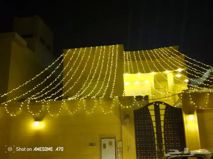 تركيب وتاجير زينة افراح عقود افراح لمبات 0