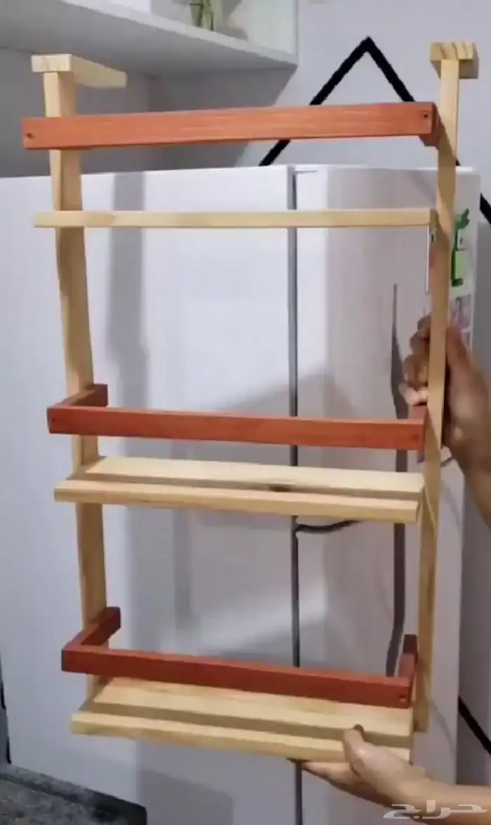 رفوف تعليق بالثلاجة بدون تخريم 200 3