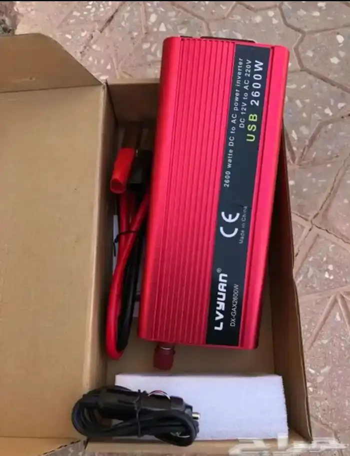 محول كهرباء سيارة 2600 واط 2