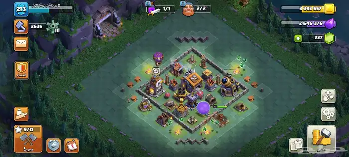 قرية كلاش اوف كلانس تاون 13 ماكس Clash of Clans 6