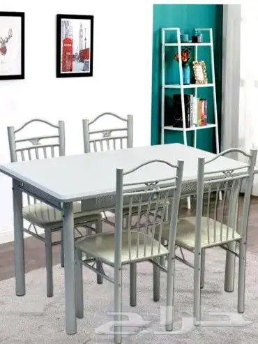 325 ريال طاولة طعام جديدة 4 كرسي الكمية محدودة 0