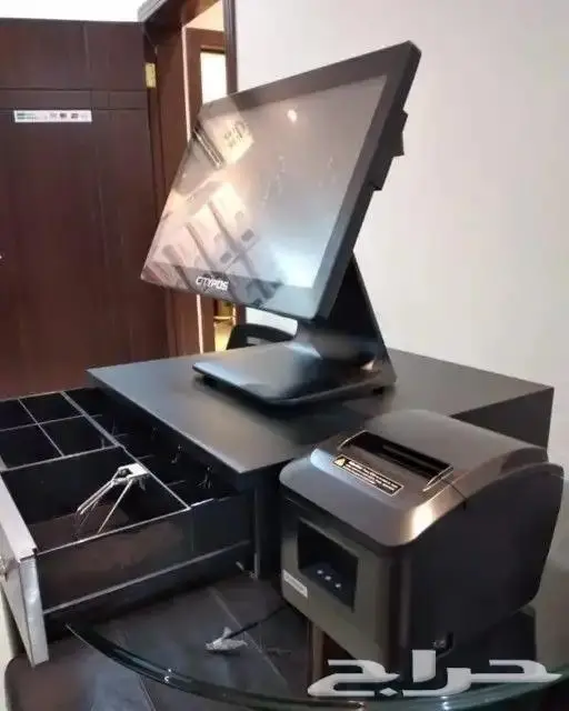 جهاز كاشير لمس بيسهل ويسرع عملية البيع طابعة فواتير حرارية 1
