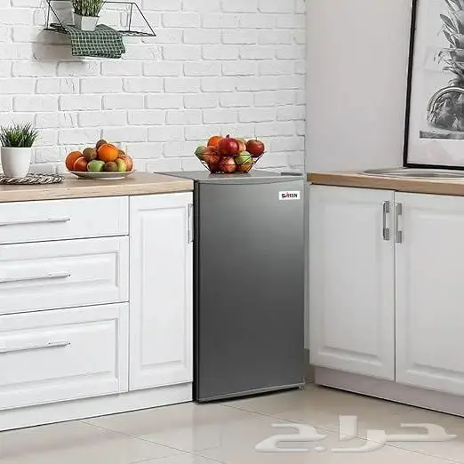 ثلاجه صغيره 3.3 قدم فضي 93لتر سرين 430 ريال 4