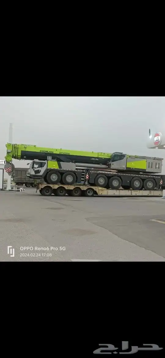 كرين 450طن للايجار الشهري 0