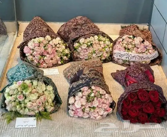 بوكهات الهبه الكشميري هدايا ورد سلاسل كيك كوفي توصي 0