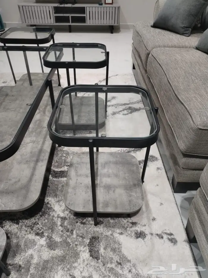 طاولات خدمه 7 قطع جديده الاحساء 2