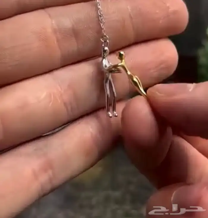 سل سال فضة المجسم بنت وولد يعبر عن الإخلاص 1