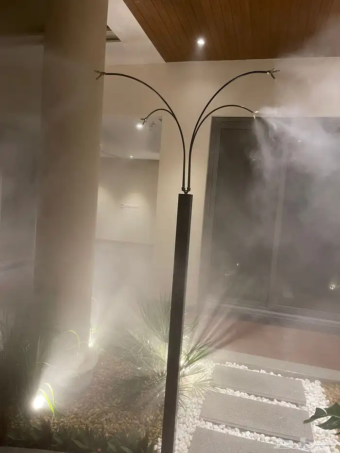 تركيب اجهزة ضباب ورذاذ لتبريد وتلطيف الاجواء والجلسات 1