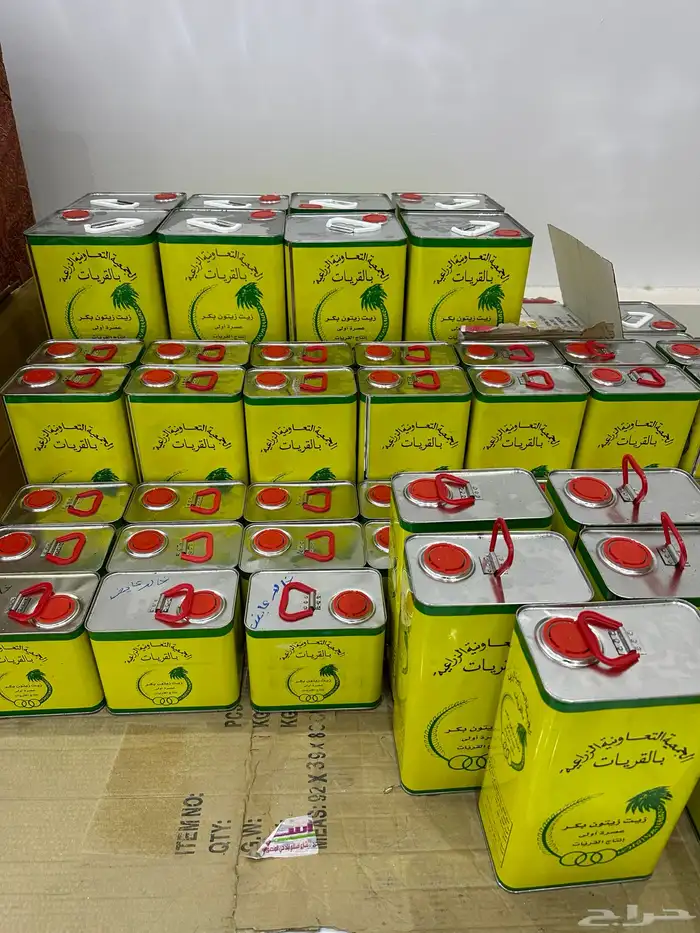 للبيع زيت زيتون اصلي انتاج مزارعنا 5