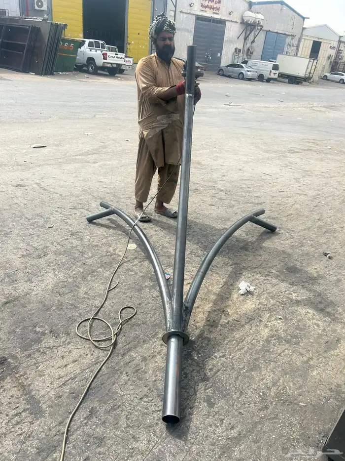 مصنع اعمدة اناره ديكوري مضلع مخروطي كل الاشكال قص ليزر 5
