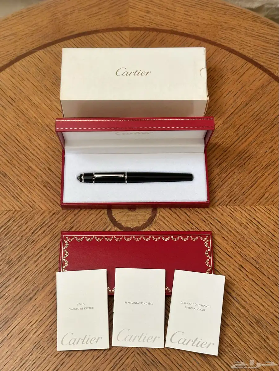(تم البيع) قلم كارتير ديابلو جامبو Cartier Diabolo Pen 8